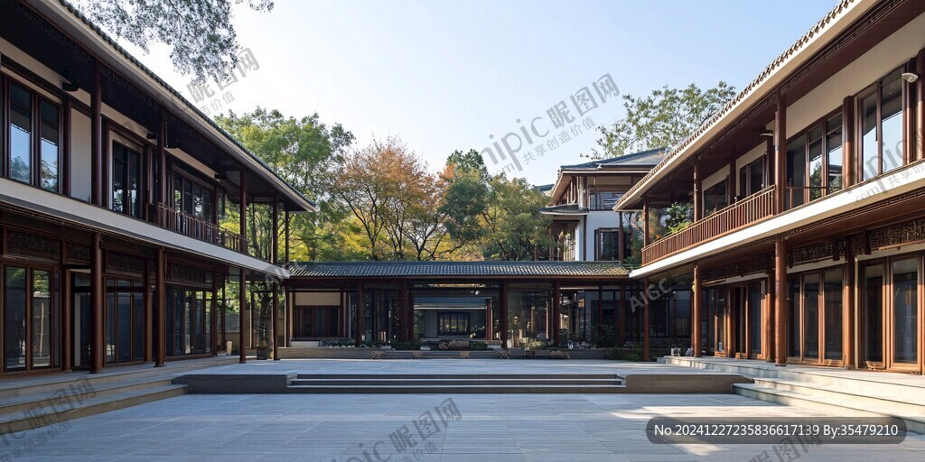 新中式建筑實景圖