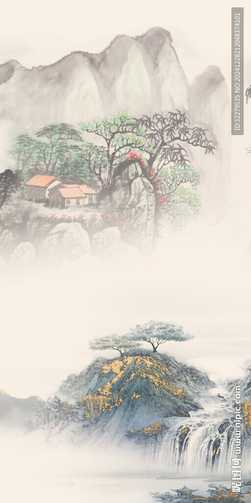 現(xiàn)代 中式新品玄關(guān) TIF分層