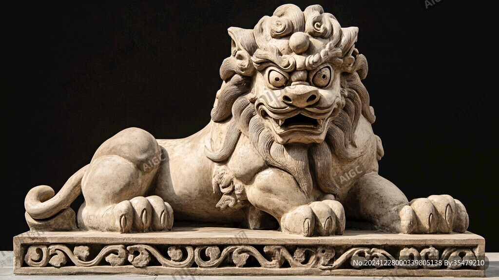 北朝蹲獅