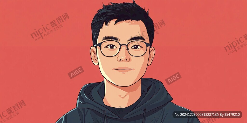 人物扁平畫