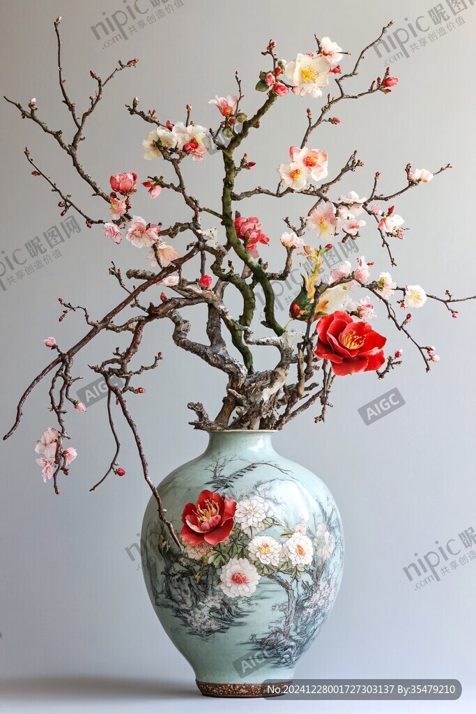 梅花瓷器