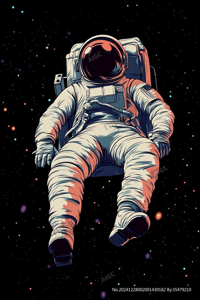 宇航員插畫