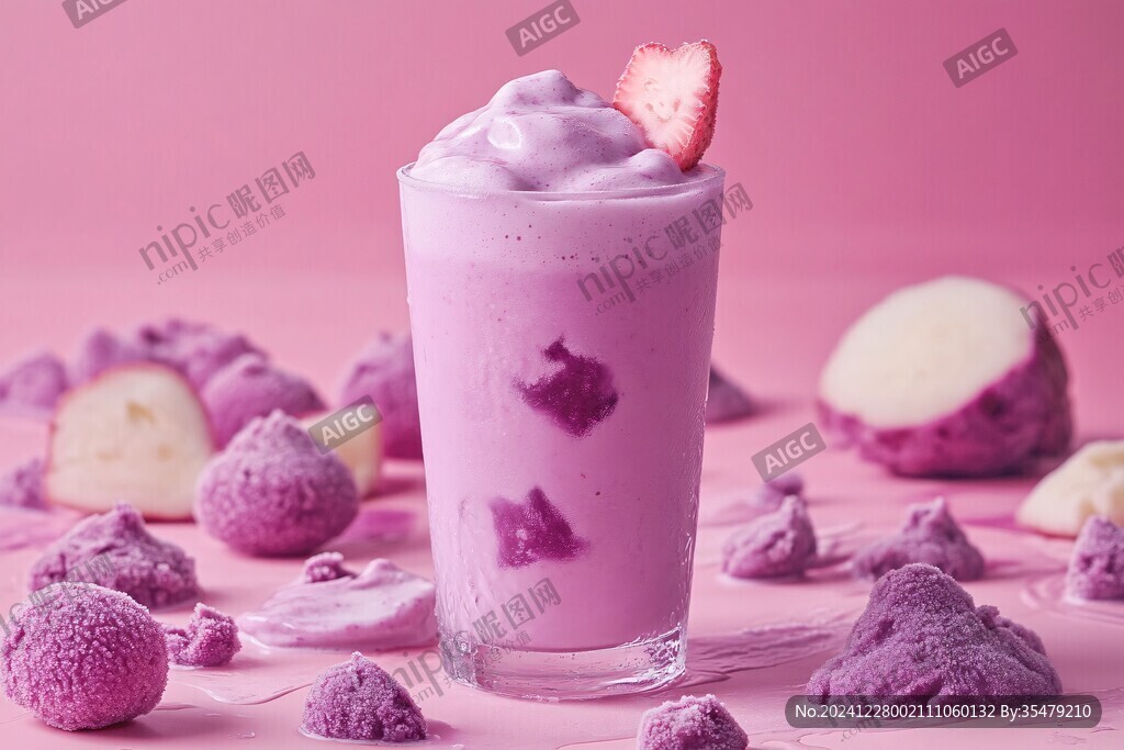 奶茶紫薯