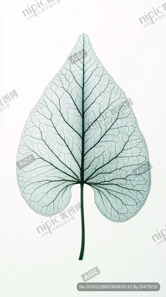 葉脈無框畫