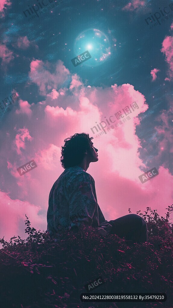 粉紅色的超現實世界
