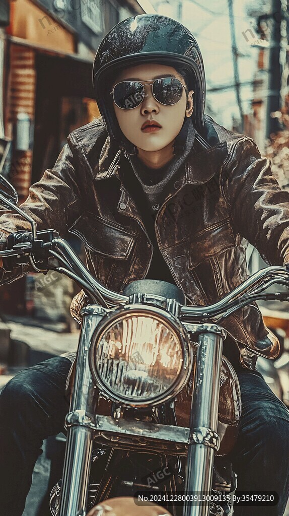 騎車男生