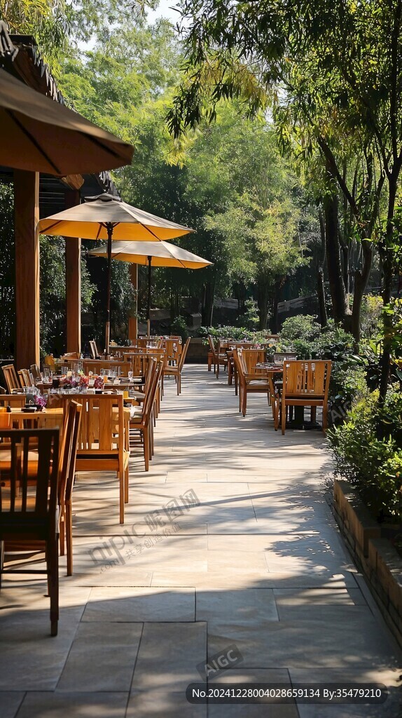 戶外餐廳竹林茶館