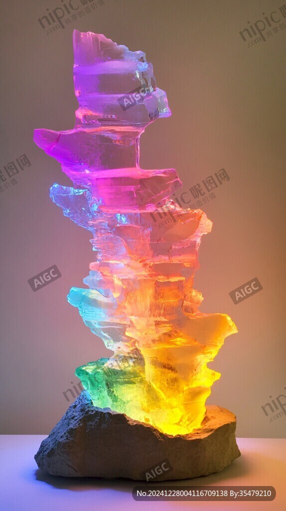 天然礦物燈