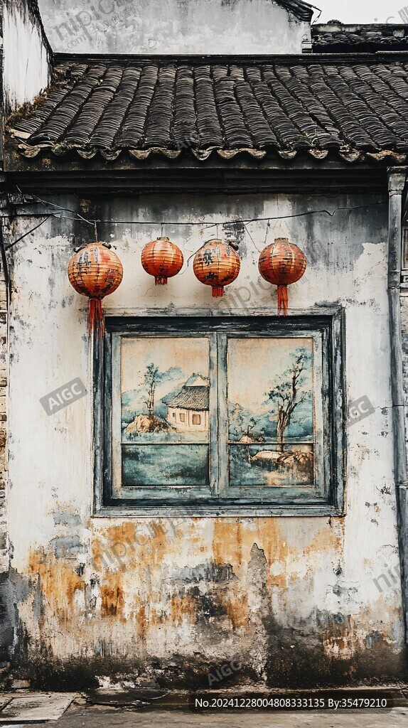 水鄉(xiāng)壁畫