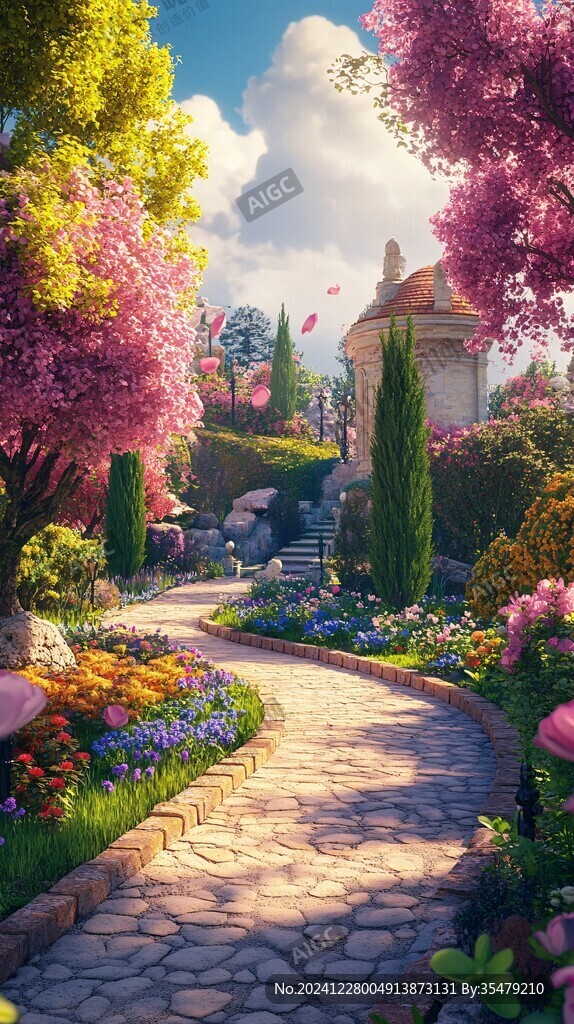 花間蜿蜒小路