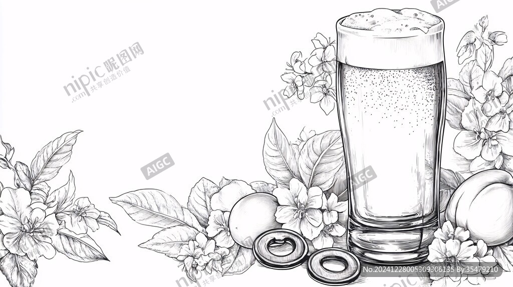 飲品手繪