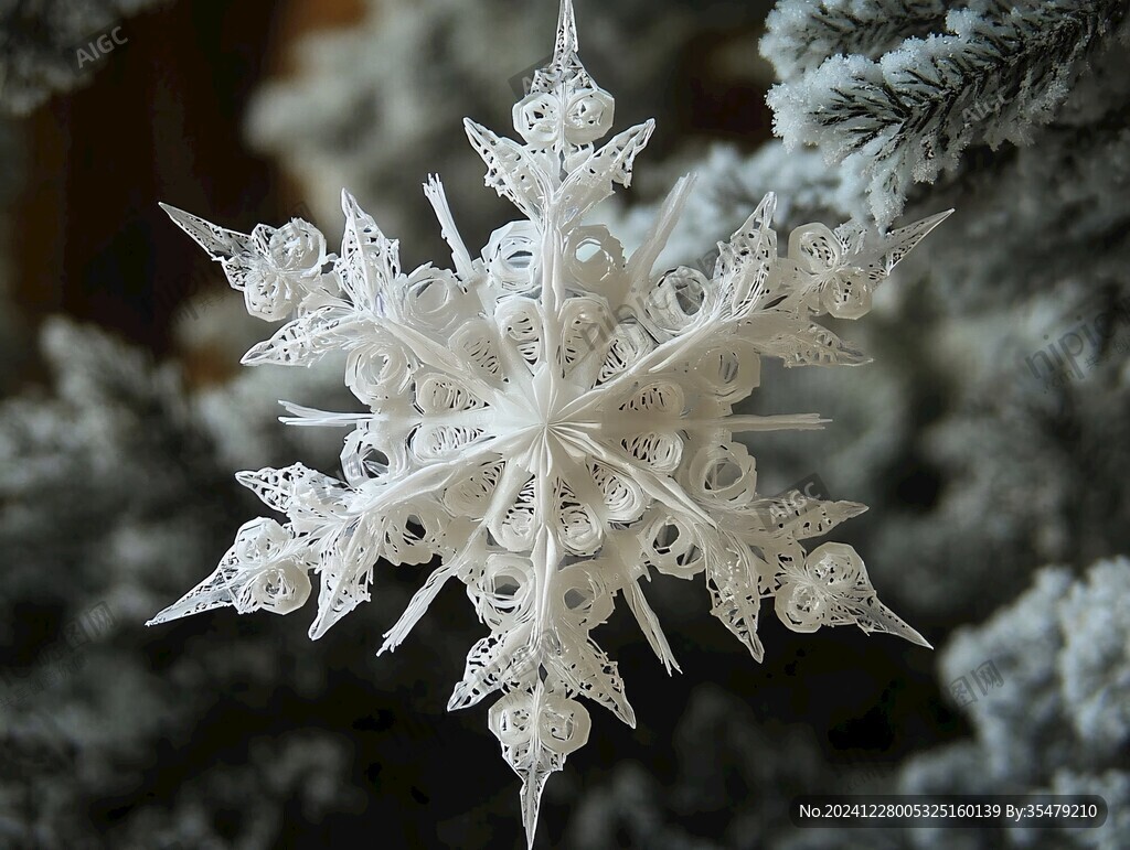 潔白的冰花