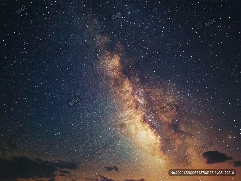 璀璨星河背景