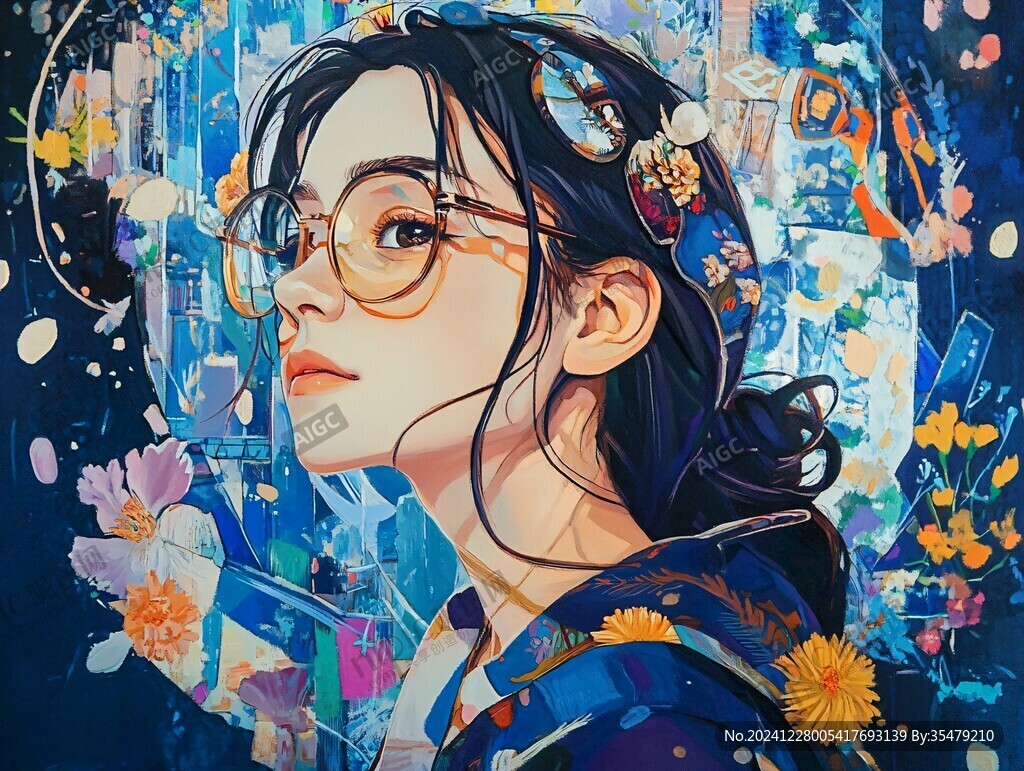 插畫人像