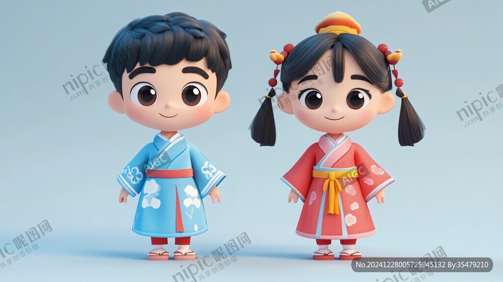 原創(chuàng)卡通男孩女孩