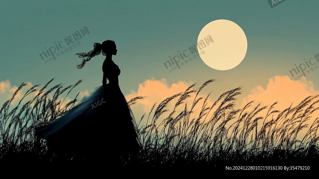夢(mèng)幻美女剪影