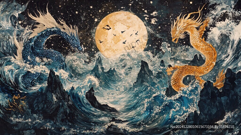 龍年系列包裝插畫
