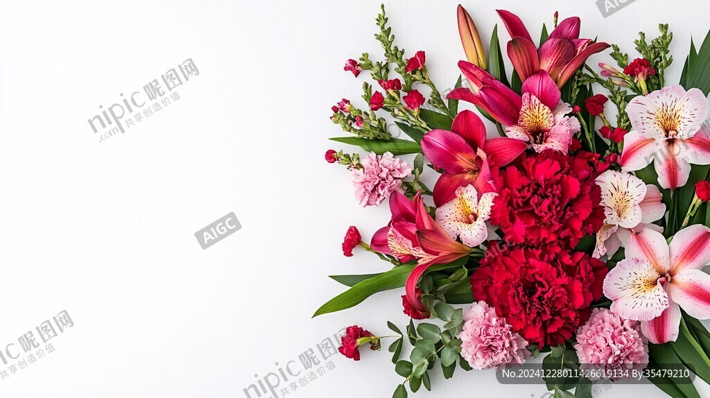 高清大圖鮮花花束
