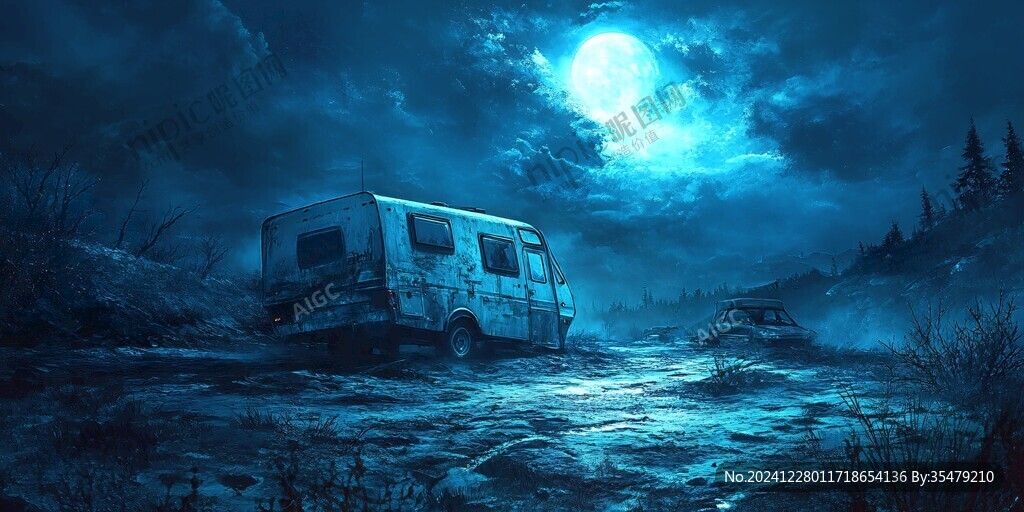 懷舊夜色場景