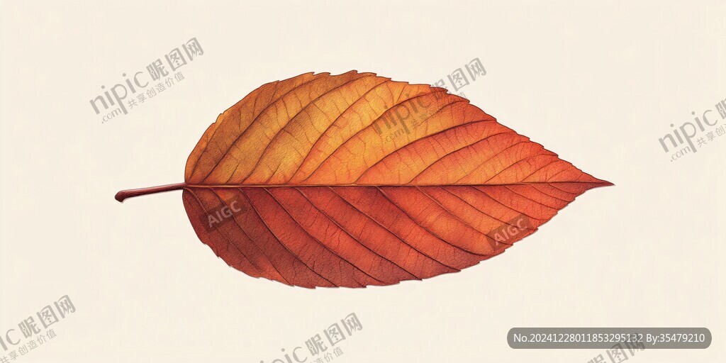 秋天落葉彩葉植物素材