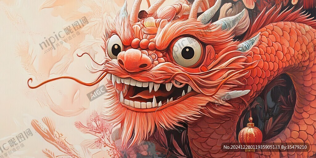 龍年文創(chuàng)插畫
