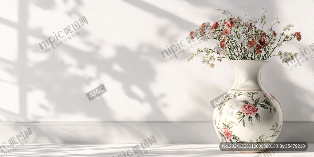 唯美花卉花瓶
