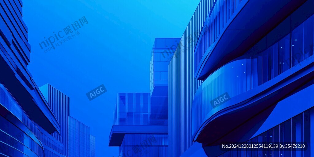 建筑插畫背景