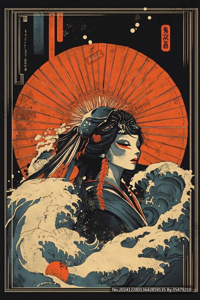 原創(chuàng)浮世繪現(xiàn)代浮士繪