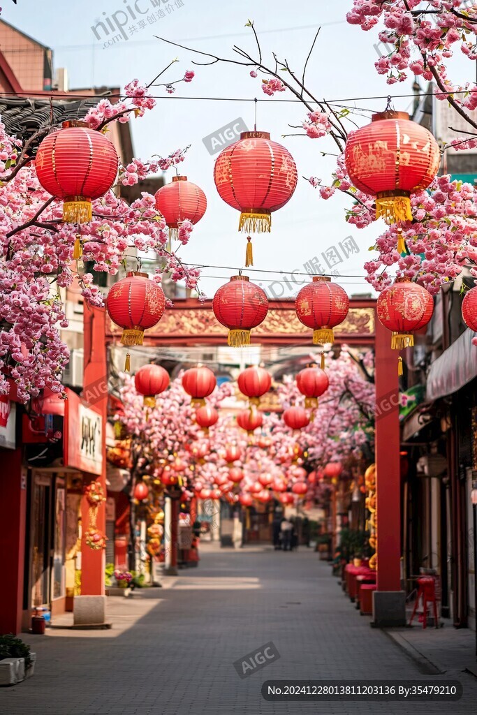 春節(jié)街景