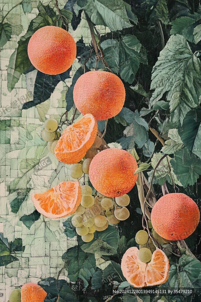 水果壁畫