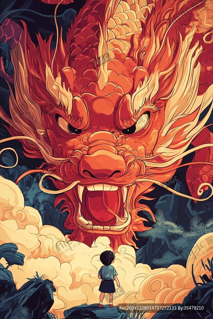龍?zhí)ь^插畫(huà)