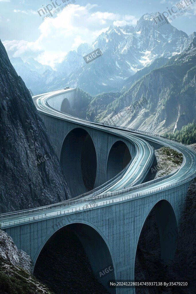 山間高架橋