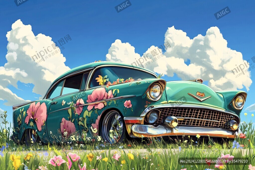 汽車風(fēng)景畫(huà)