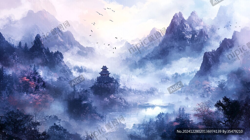 高清古風(fēng)山水