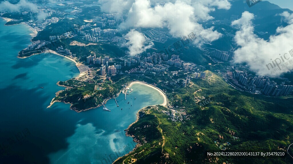 赤灣港航拍全景