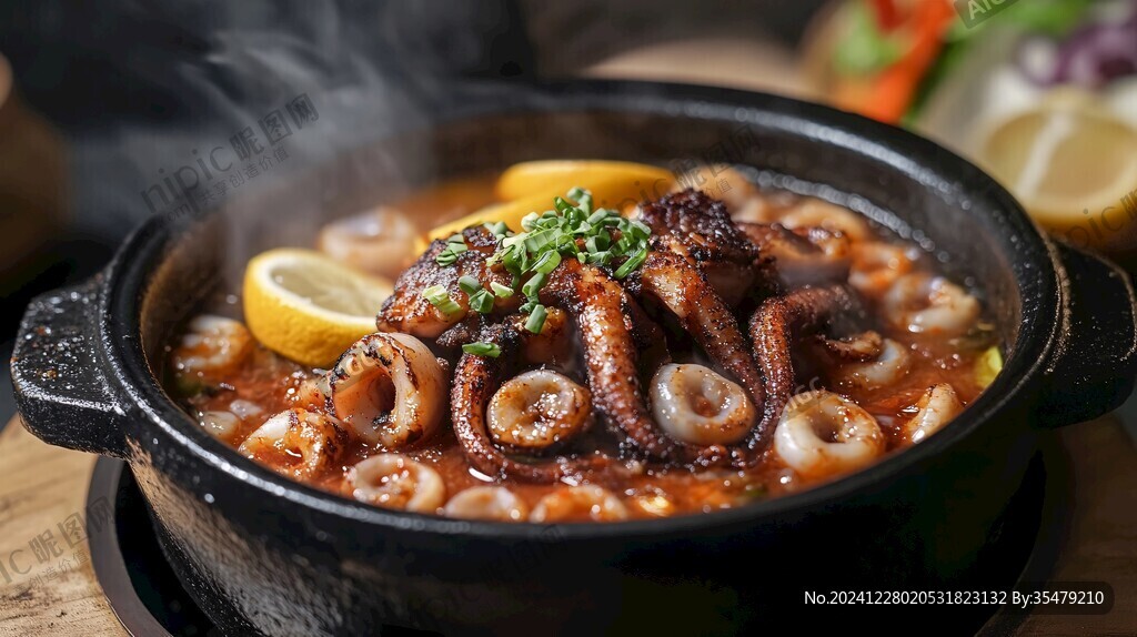 燒汁鮮魷