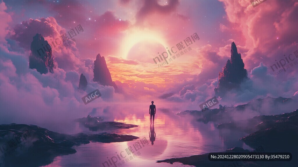 魔幻場景插畫
