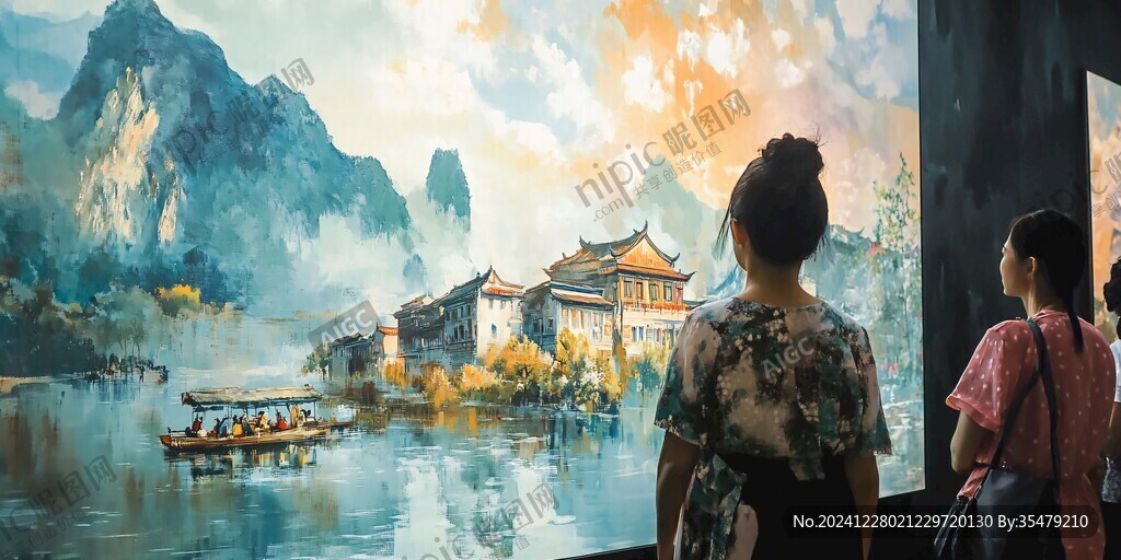 興坪古鎮(zhèn)油畫