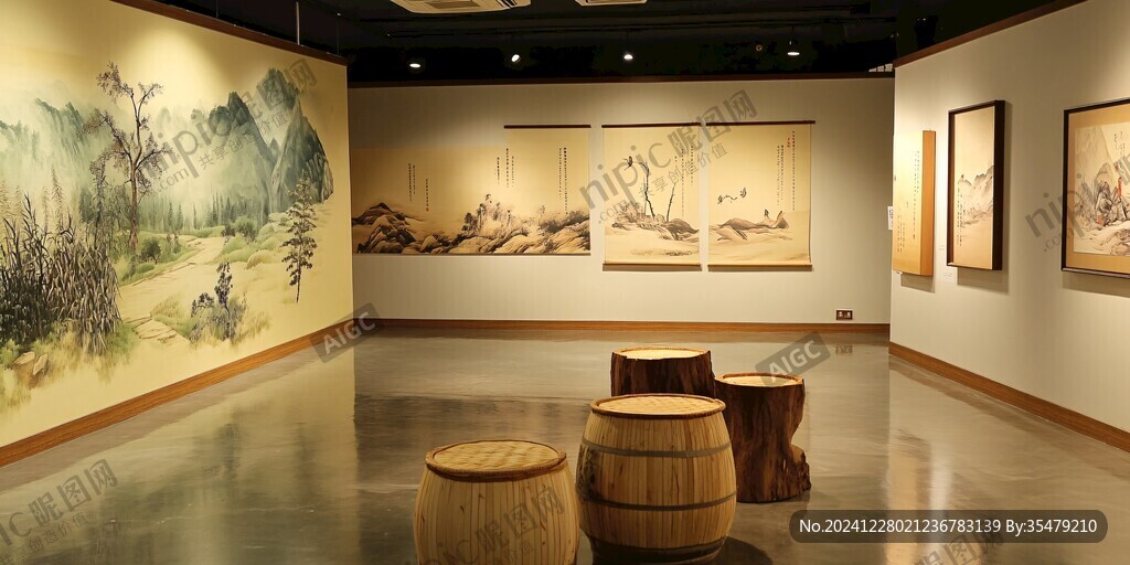 古代畫展廳