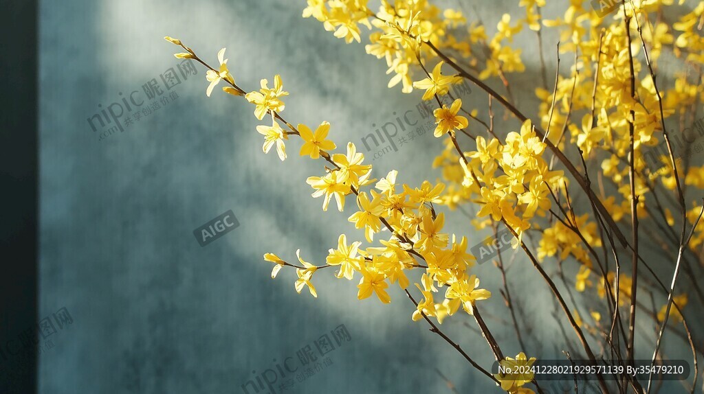 一束連翹花