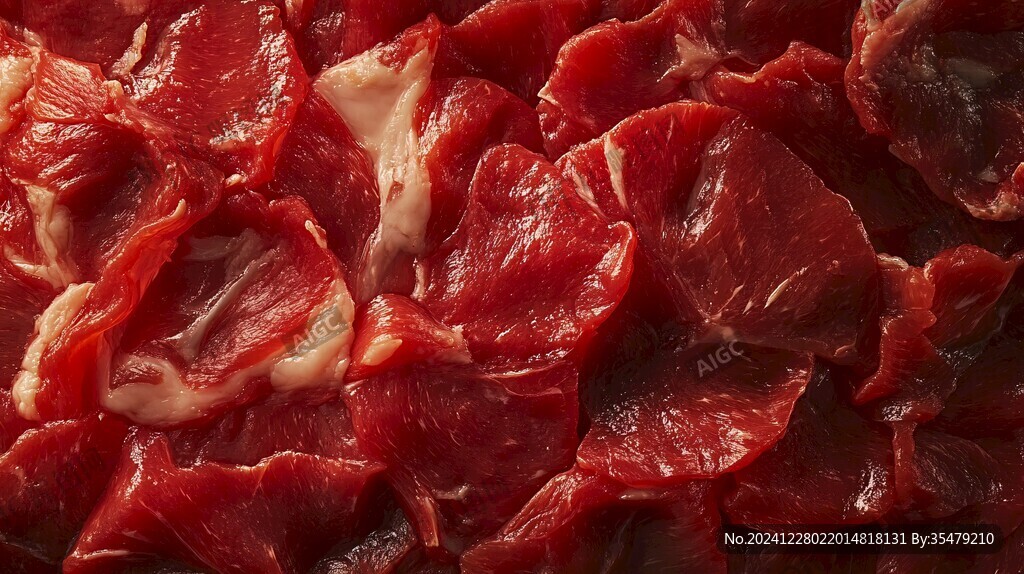 生牛肉片特寫