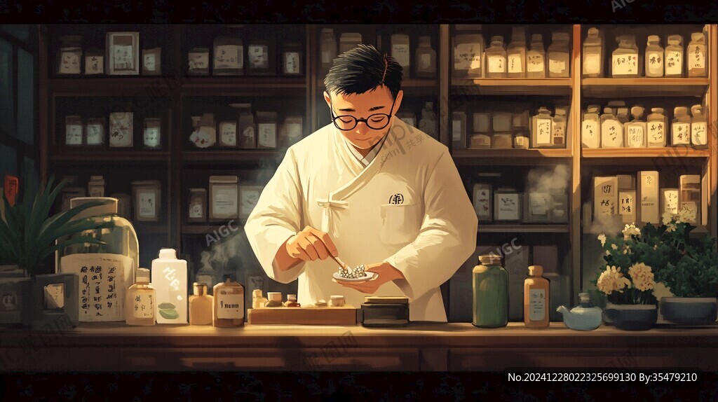 研藥插畫