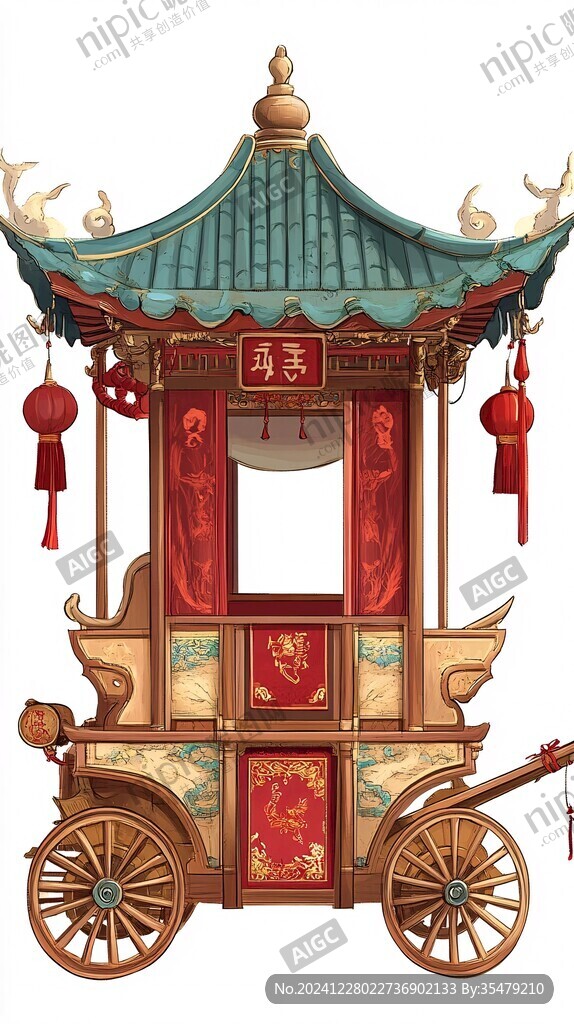 花轎素材