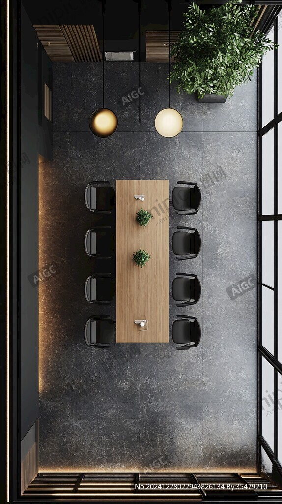 loft風(fēng)格員工休息室效果圖