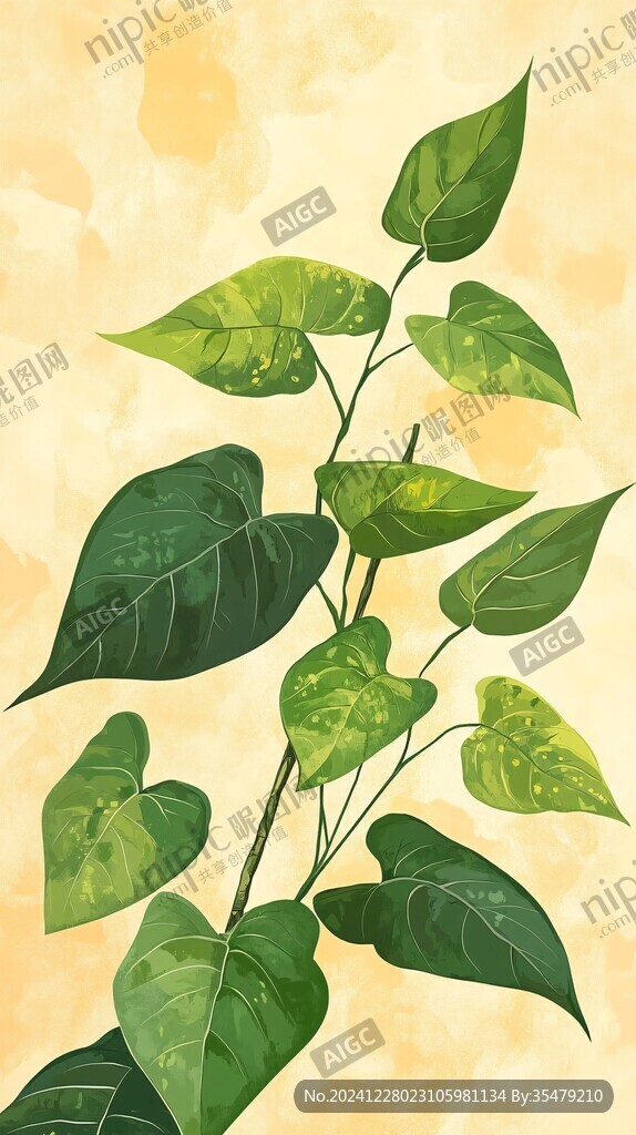 插畫綠植