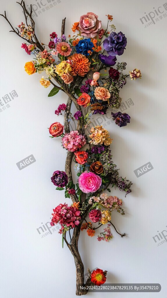 壁掛花材
