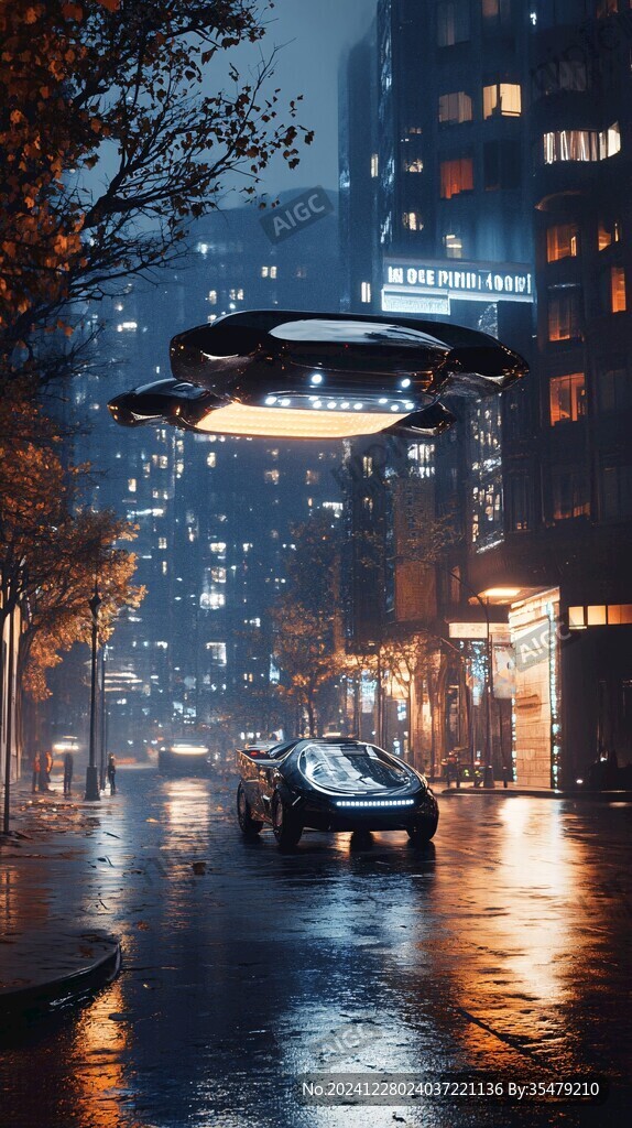 都市雨夜