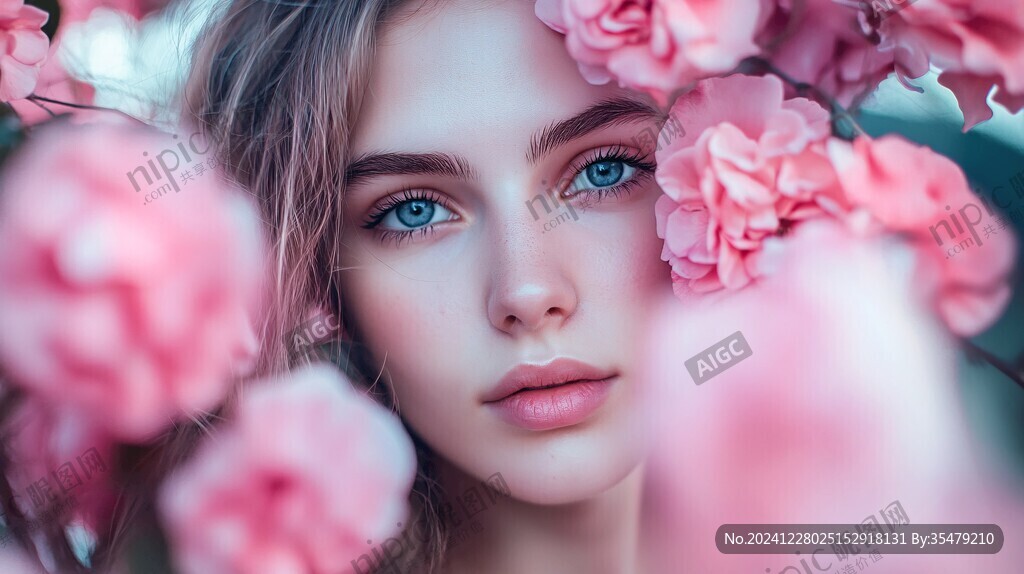 唯美花間美人