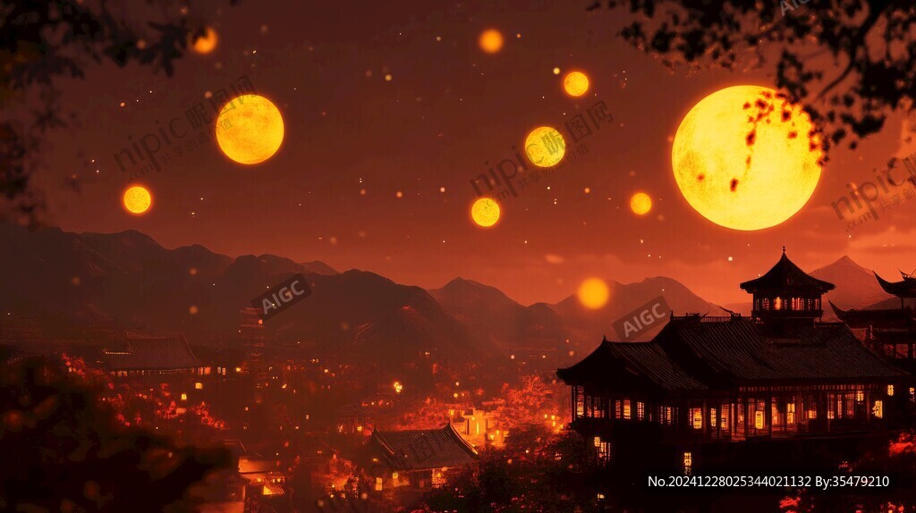 古風(fēng)夜景