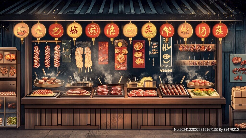 肉鋪插畫